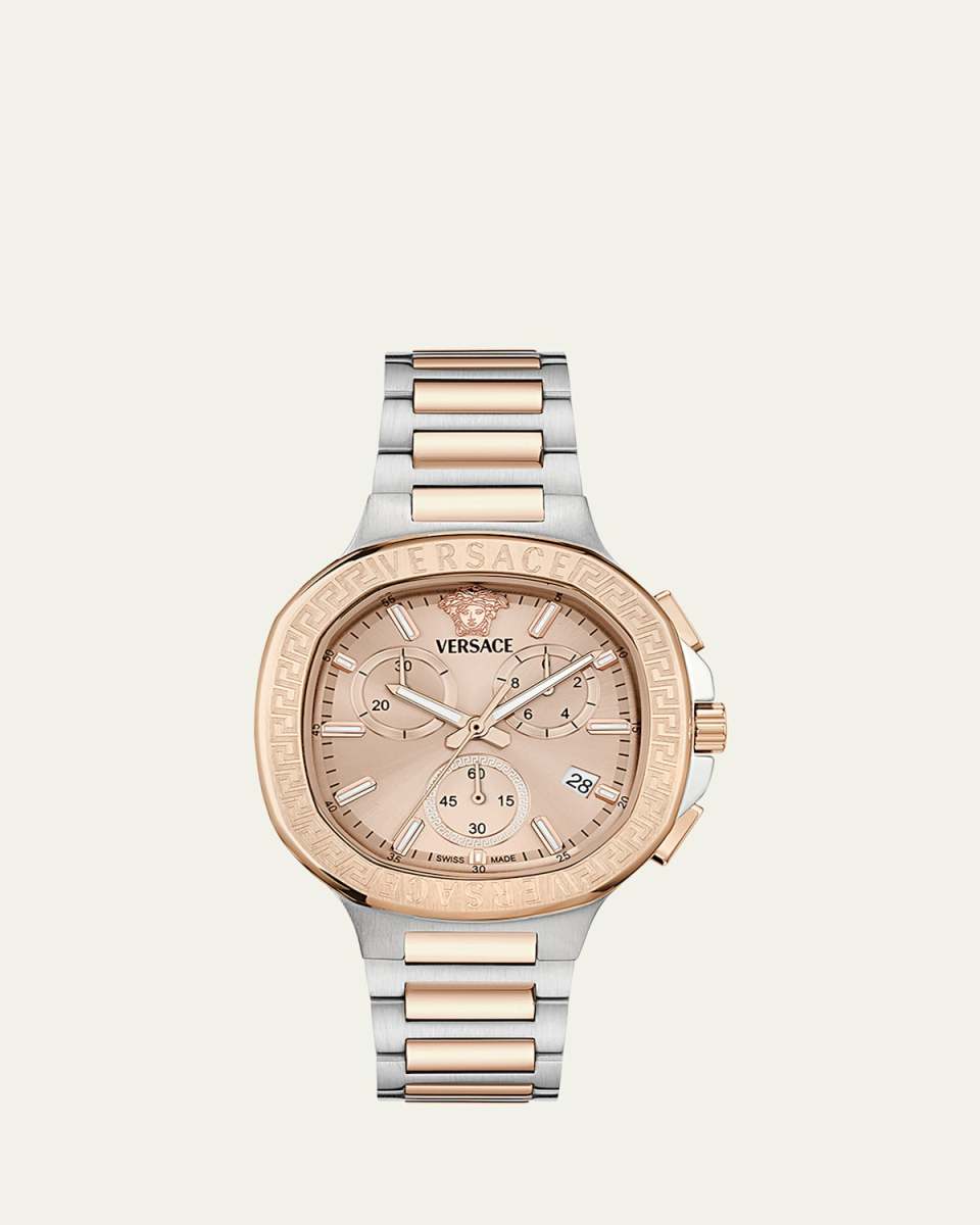 V-Chrono Square 40mm Two Tone Bracelet Watch